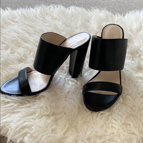 Emerson Fry Shoes - Emerson Fry Black Mules